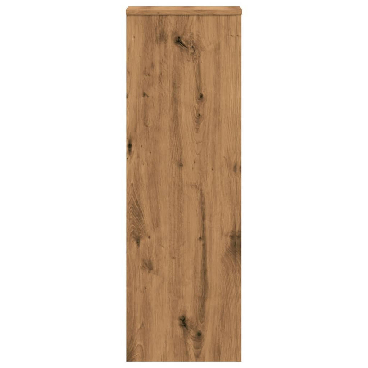 PFLANZENSTÄNDER 2er Set Artisan-Eiche 33/33/100 Cm Holzwerkstoff - Braun, Holzwerkstoff (33/100/33cm) - vidaXL