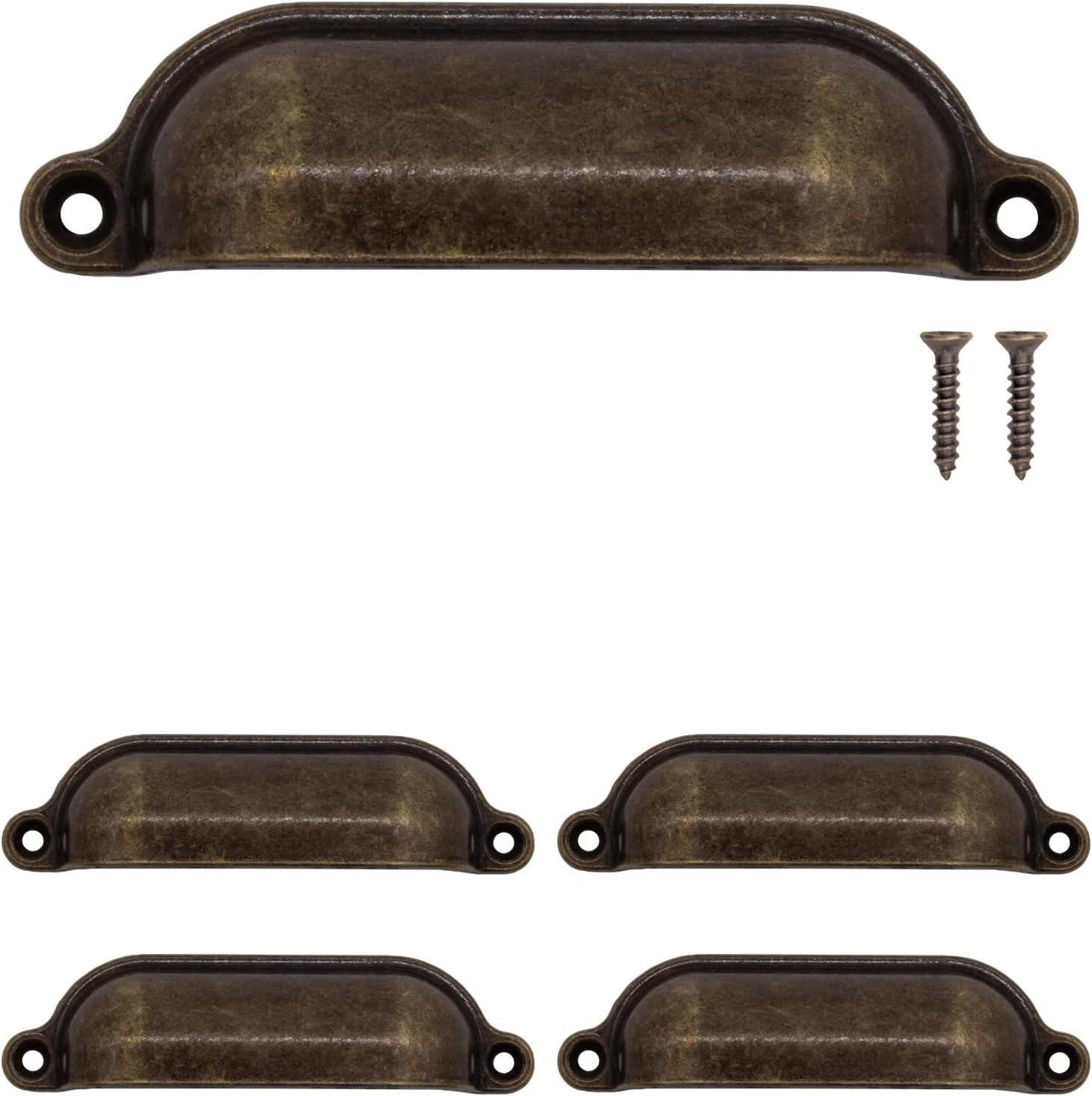 MÖBELGRIFF 2er-Set - Goldfarben, Metall (0.26/1.5/1cm)