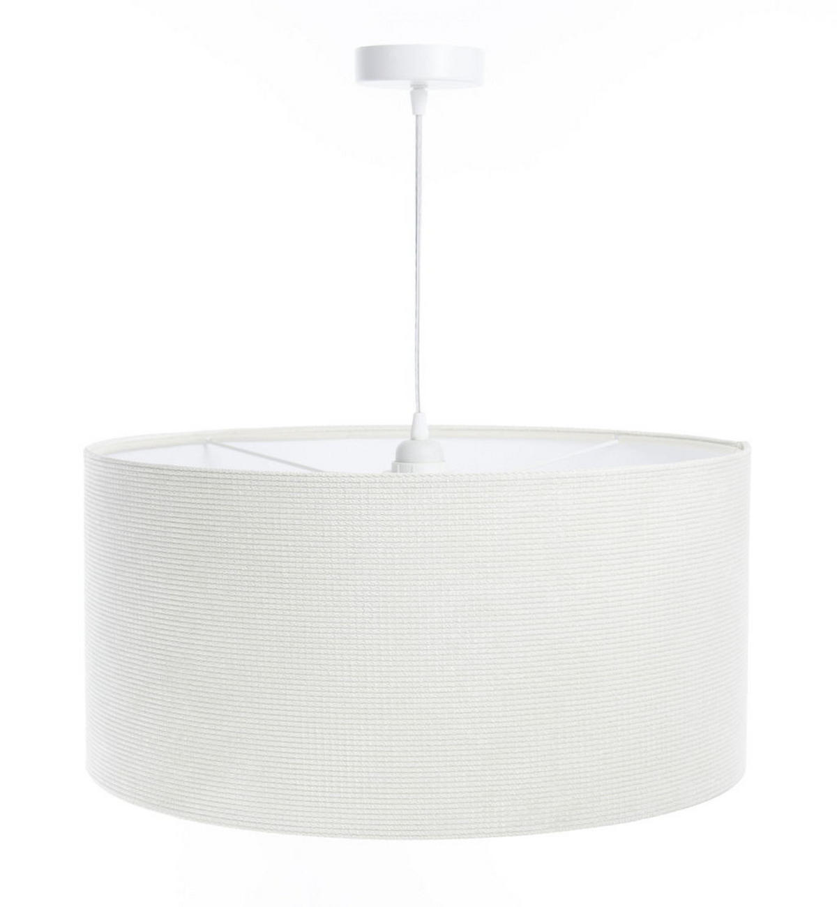 HÄNGELEUCHTE Weiß 50/25 cm - Weiß, Kunststoff (50/0.6/25cm) - ONZENO