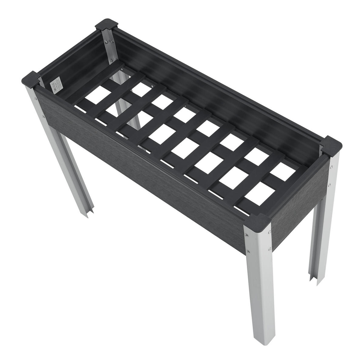 HOCHBEET Beverwijk - Dunkelgrau, Metall (100/75/40cm) - [en.casa]