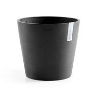 BLUMENTOPF Amsterdam 30/25,4 cm Dunkelgrau - Dunkelgrau, Kunststoff (30/25.4cm) - Ecopots