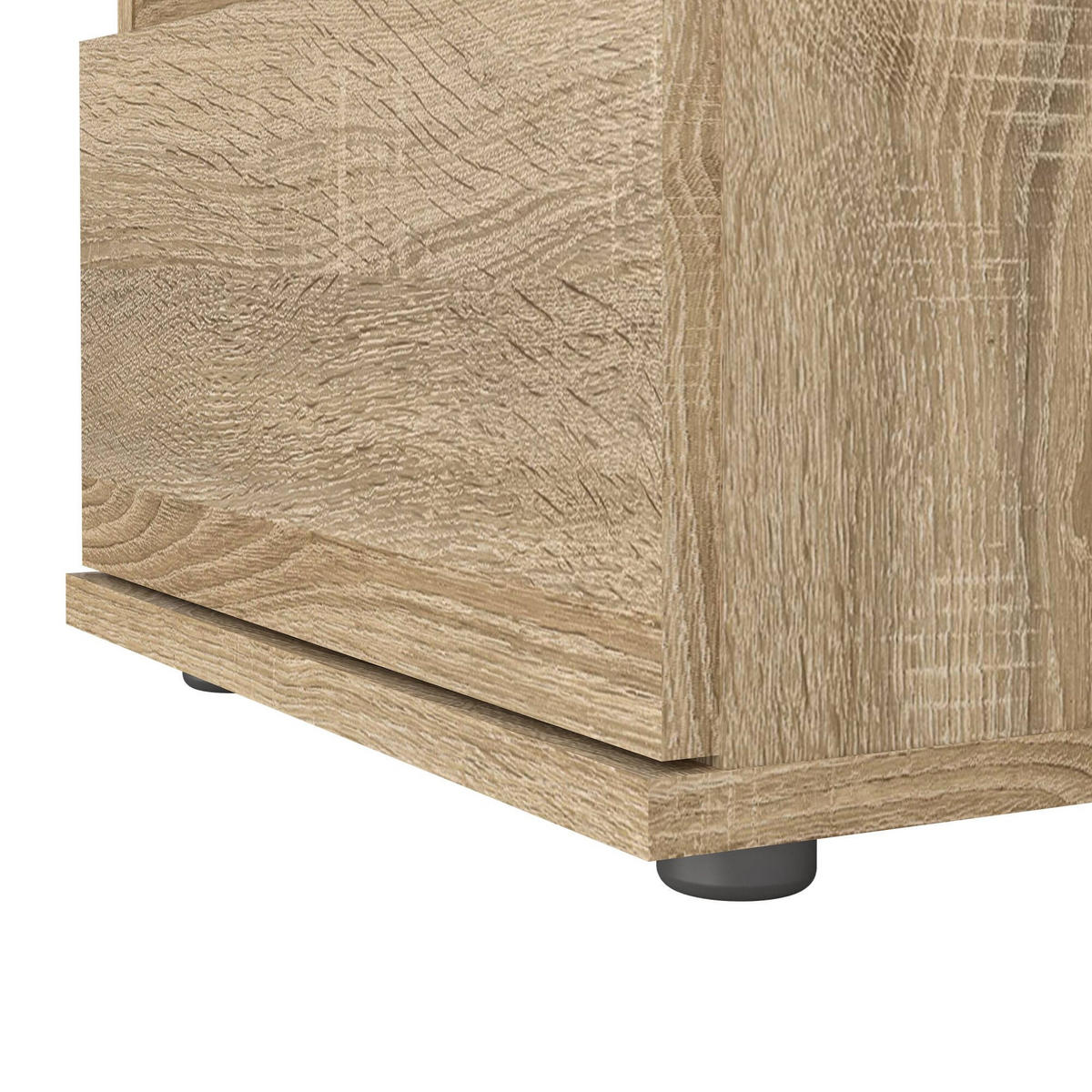 NACHTTISCH Eiche 34/40.2/48.2 cm - Braun, Holzwerkstoff (40.2/48.2/34cm) - DMORA