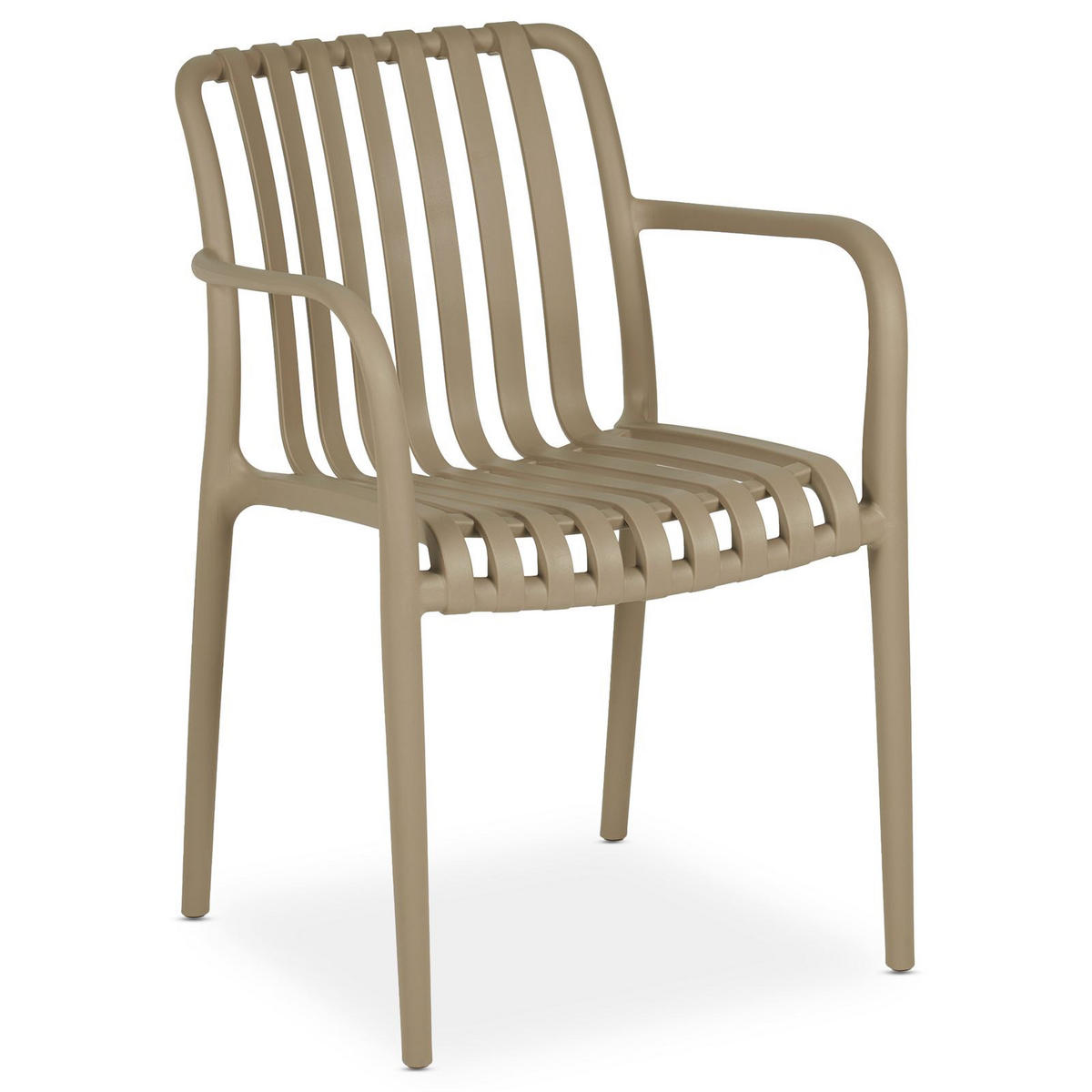 GARTENSTÜHLE TULIPANO 6ER-SET - Champagner, Textil (55/82/59cm) - IDIMEX