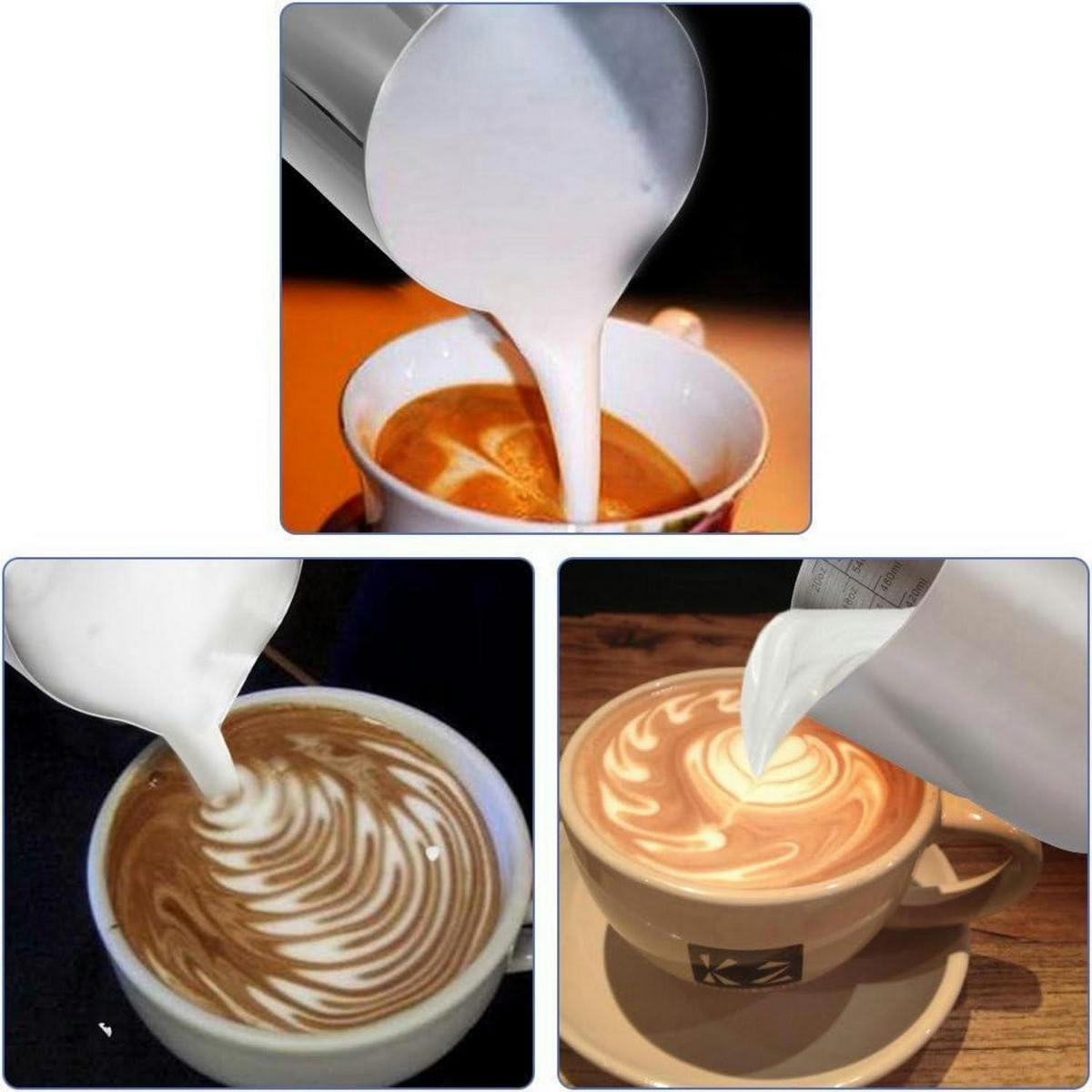 MILCHKÄNNCHEN Edelstahl 600 ml - Silberfarben, Metall (10/10cm)