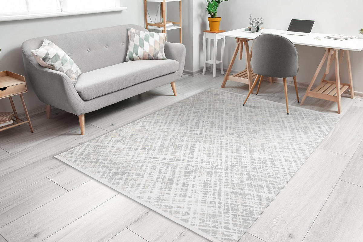 TEPPICH Duke 120/170 cm - Creme, Textil (120/170cm) - rugsX
