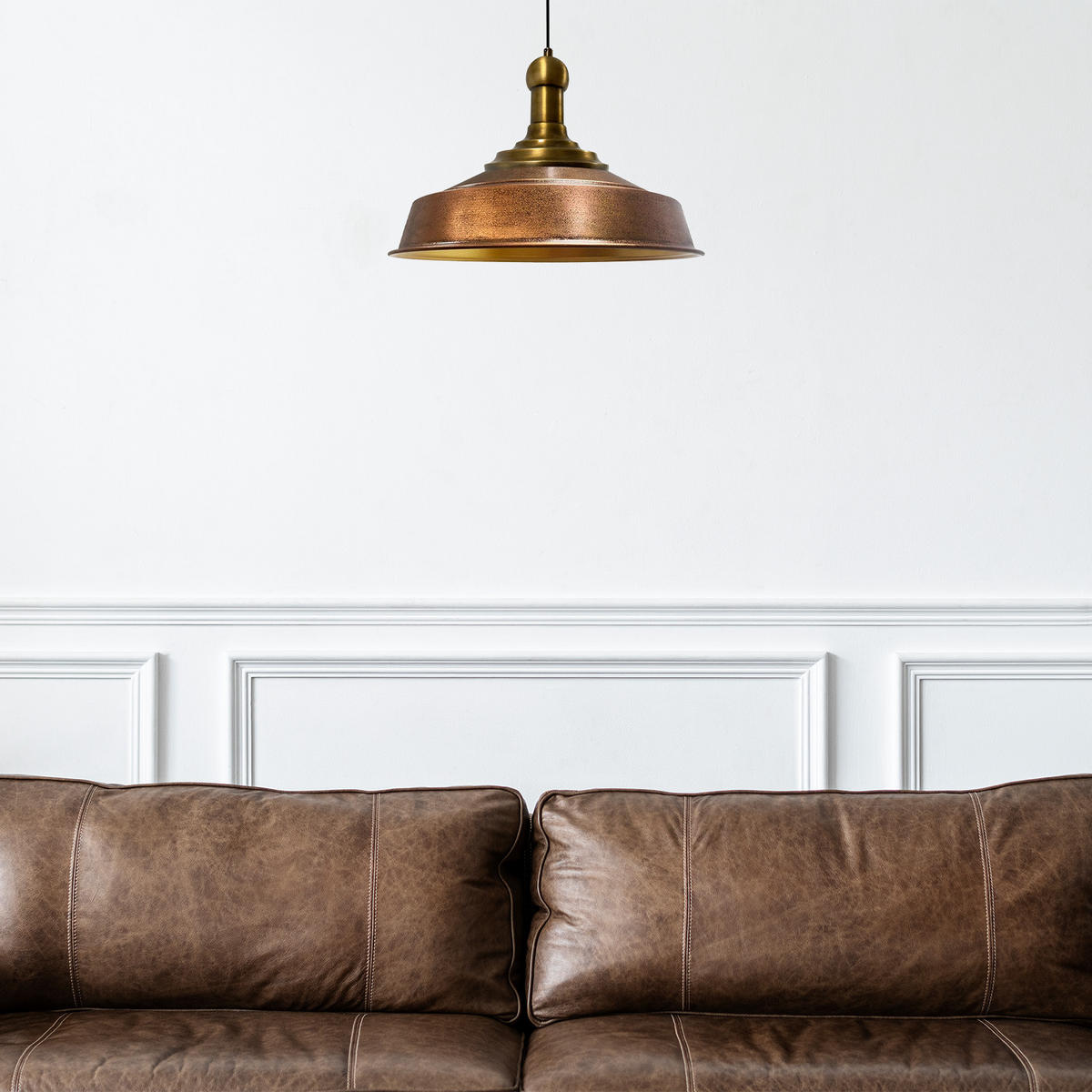 KÜCHENLAMPE Asletl Long-Knob 40/30 cm - Kupferfarben, Metall (40/30cm) - Bamyum