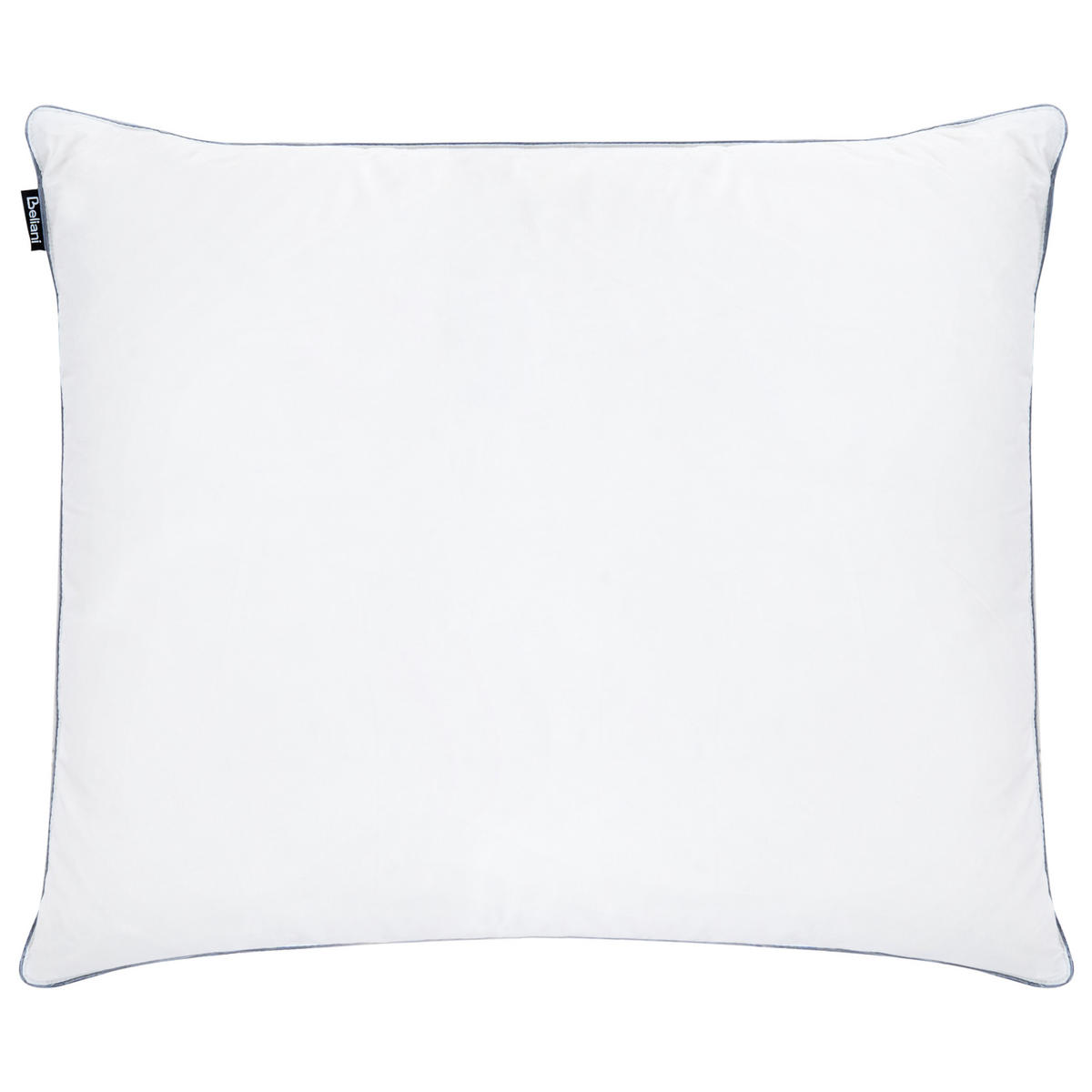 Kopfkissen Weiß Hoch 50/60 cm Teide - Weiß, Naturmaterialen (60/50cm) - Beliani