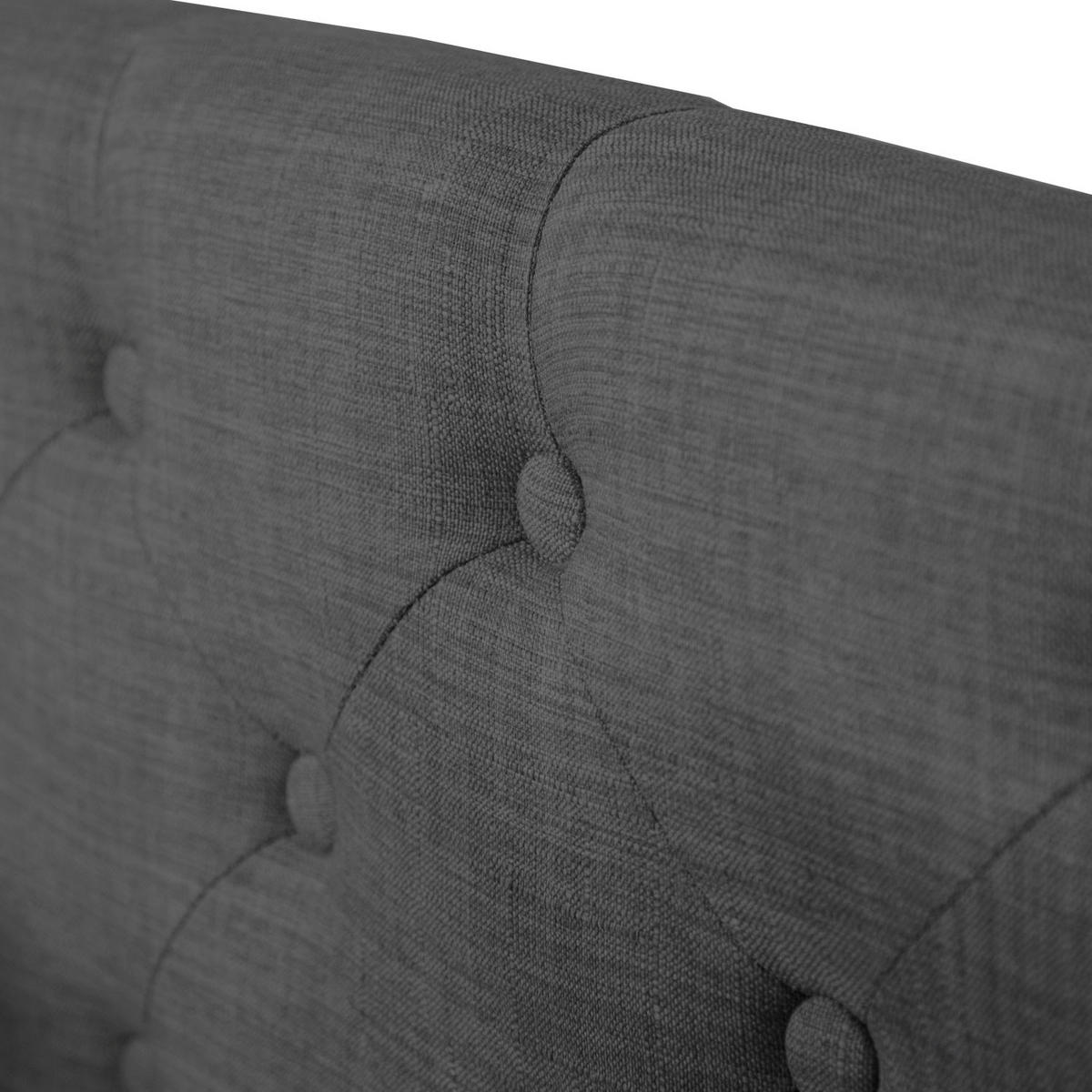 POLSTERBETT ausziehbar 140/200 cm in Grau - Grau, Textil (90/200cm) - Homestyle4u
