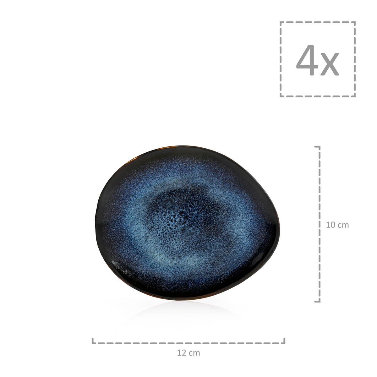 KOMBISERVICE TOKIO - 23 teilig aus Steingut - Dunkelblau, Keramik (37.5/33.5/40cm) - Sänger
