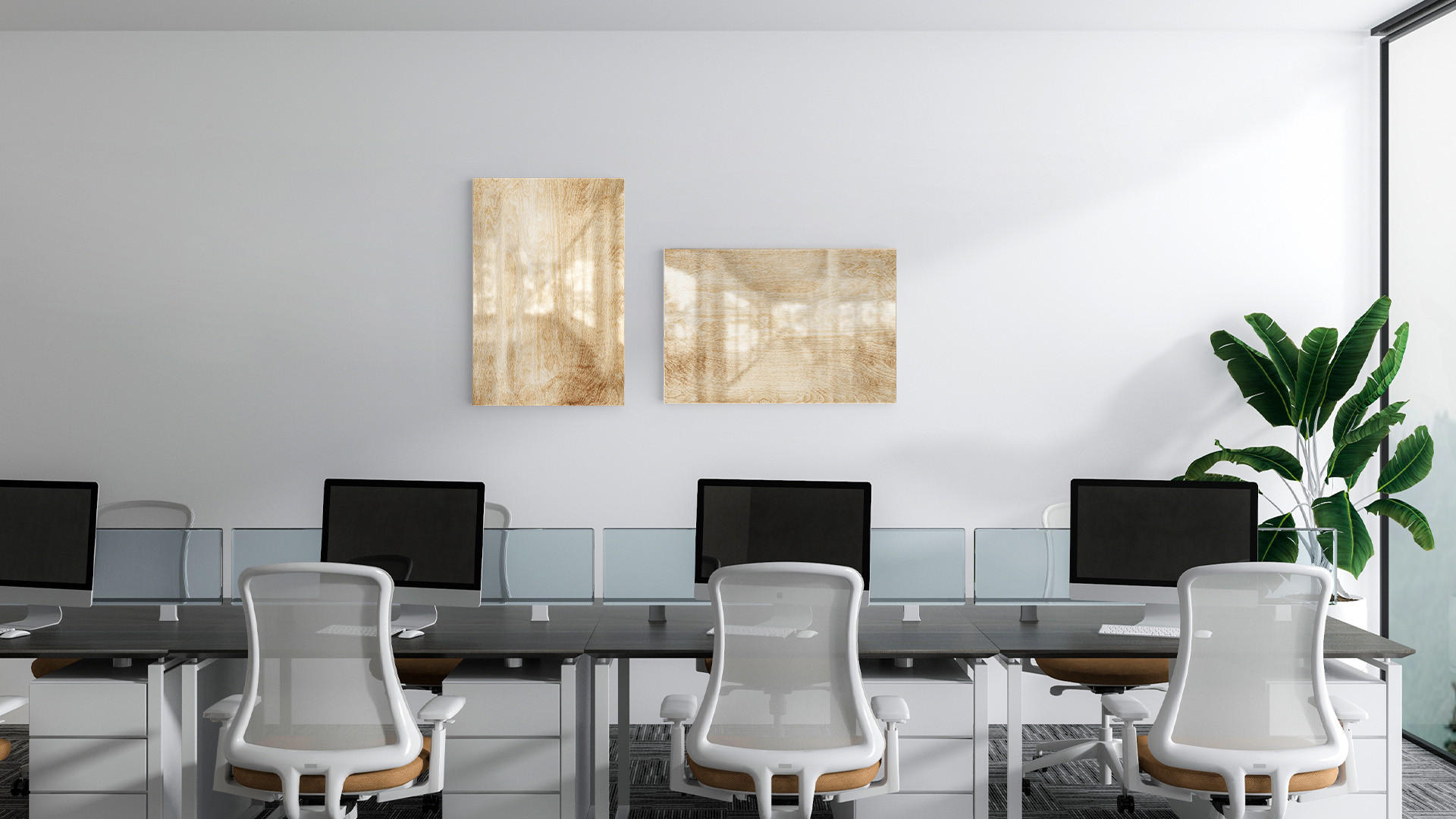 MAGNETTAFEL MetalBoard, MASSIVHOLZ 60×40 cm - Braun, Metall (60/40/1.8cm) - ALLboards