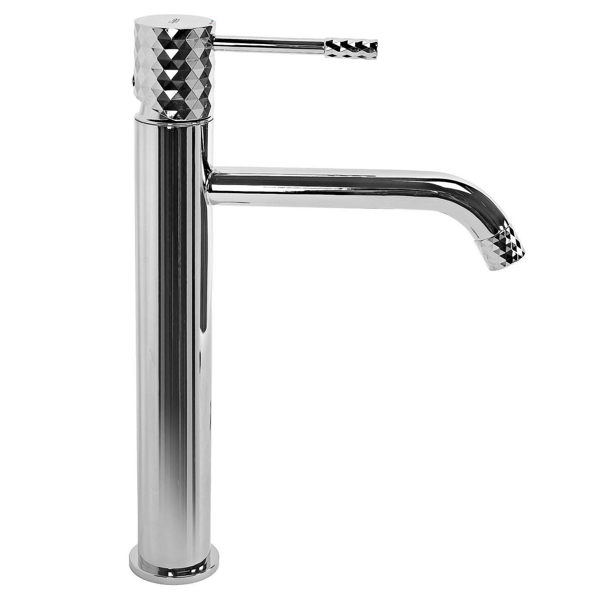 WASCHBECKENARMATUR Rea Lungo Diamond Chrom High - Chromfarben, Metall (2/30/13.5cm) - REA