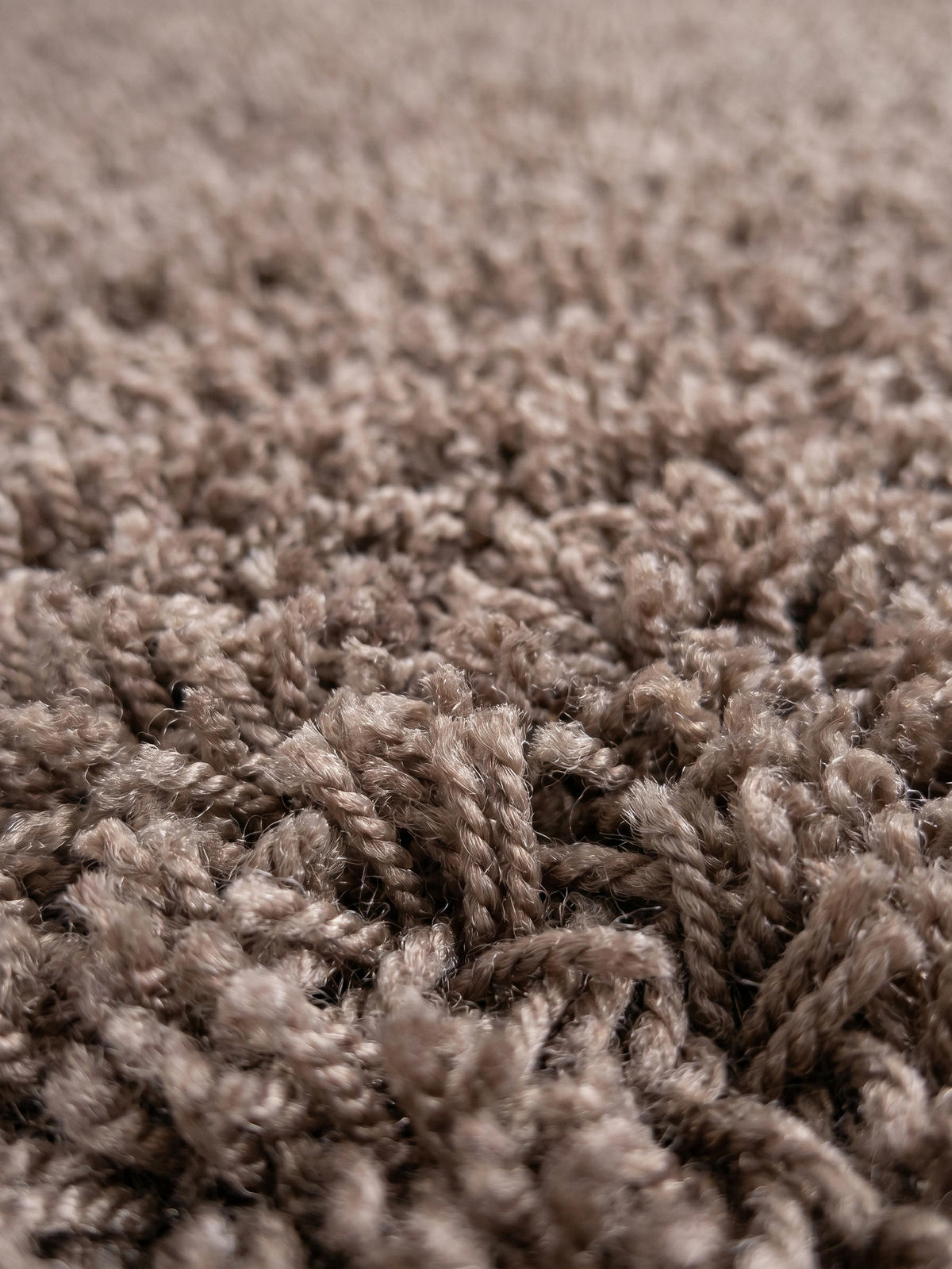 TEPPICH Hochflor Unifarben Polypropylen Wohnzimmer Shaggy Mokka Rechteckig 300x400 - Braun, Textil (400/300cm) - KADIMA DESIGN