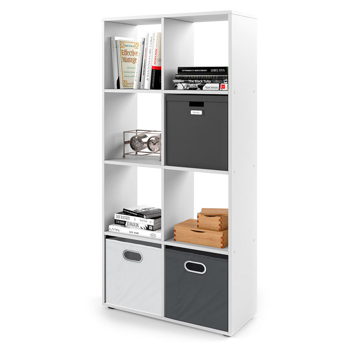 RAUMTEILER Scutum Weiß 143 x 72 cm - Weiß, Holzwerkstoff (143/72/29cm) - Vicco