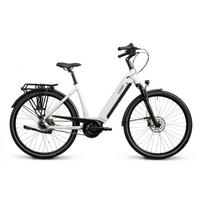 E-CITY Wave E-Bike 400 8 Gang 28 Zoll Gr: 50cm & 55cm - Weiß, Metall (50cm) - Hawk Bikes