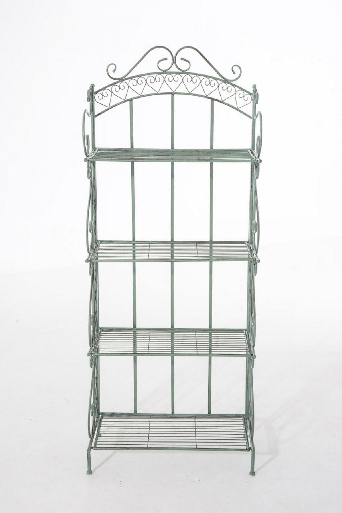 STANDREGAL Metall Antik-Grün - Grün, Metall (61/153/33cm) - CLP