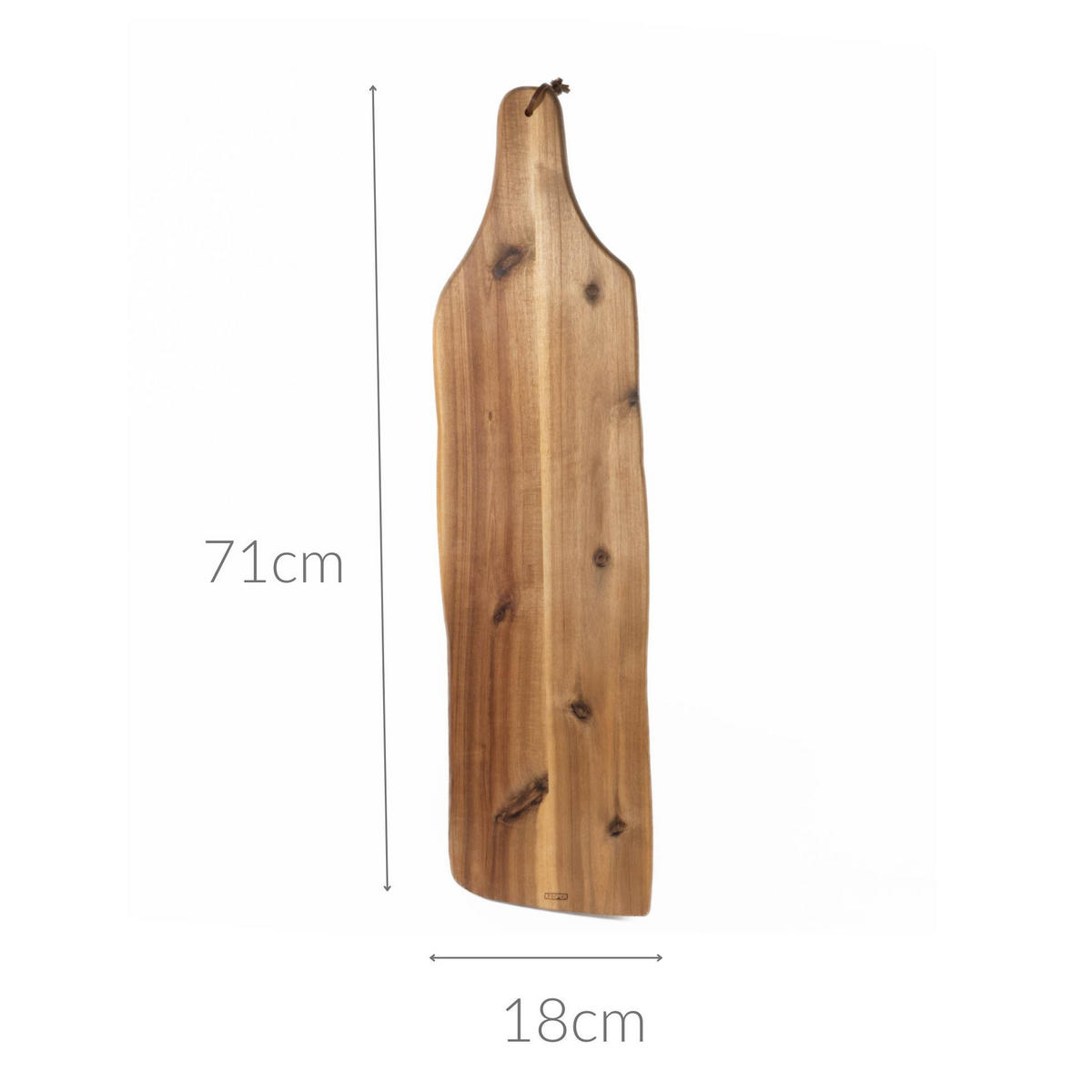 SERVIERBRETT Akazienholz 75/17/2,5 cm - Braun, Holz (17/75cm) - Kesper