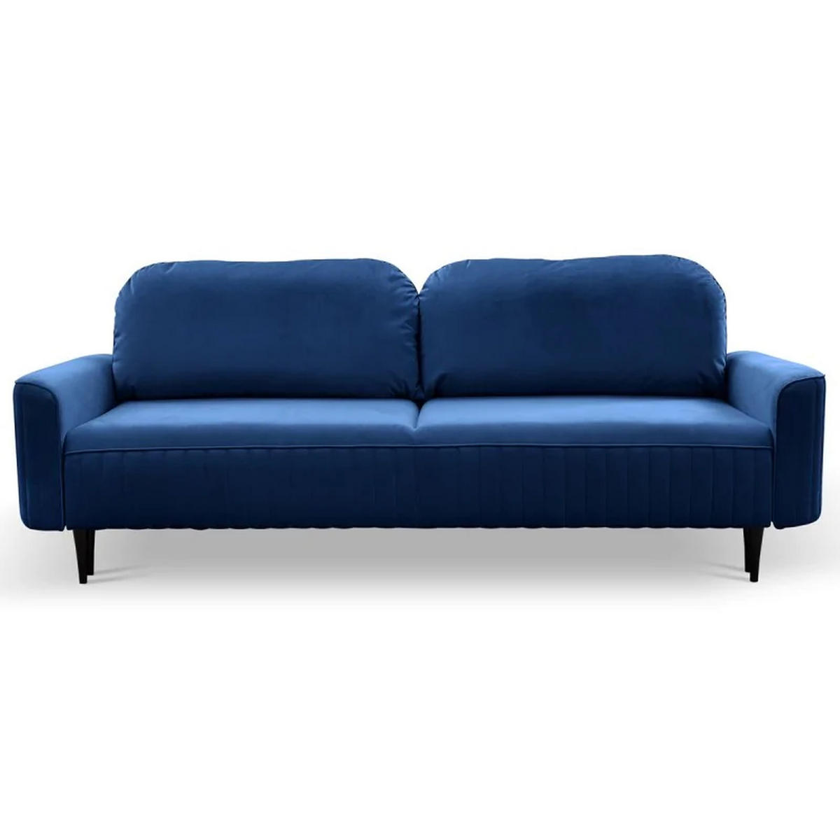 SCHLAFSOFA ANES, Sofa mit Schlaffunktion und Bettkasten, Farbe: Blau, Velourstoff - Blau, Textil (244/92/102cm) - Sepro Meble