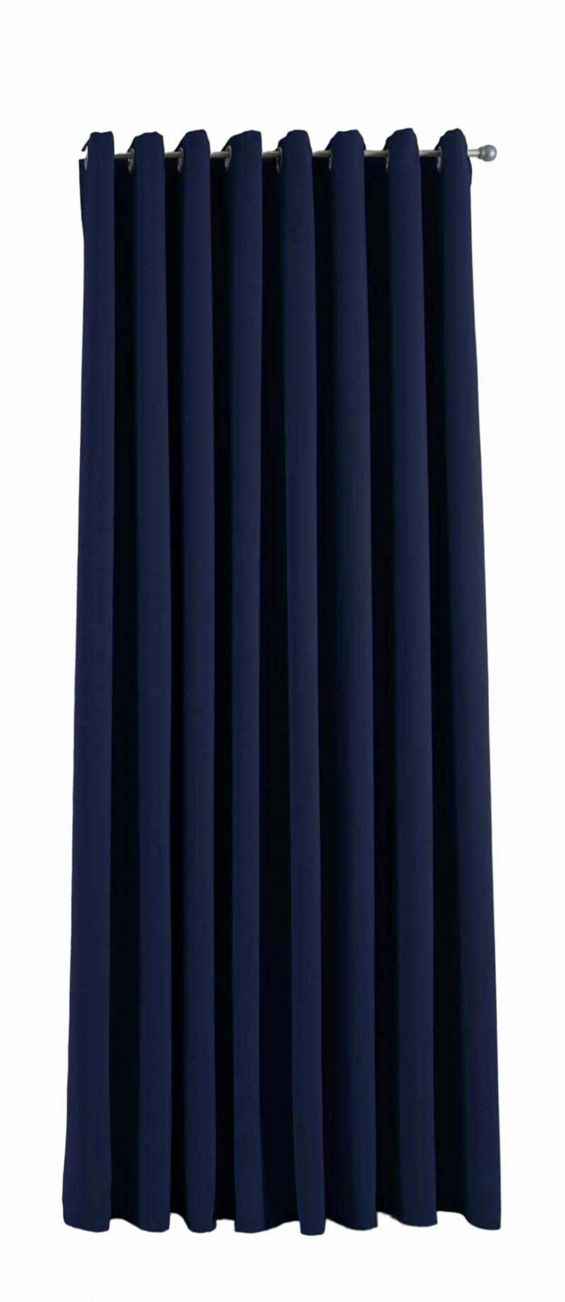VORHANG »NEW YORK« HxB 245x295 cm Blau - Blau, Textil (295/245cm) - Gardinenbox