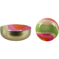 SCHALE Graphics Ø35 - Multicolor, Metall (35cm) - FURNARO