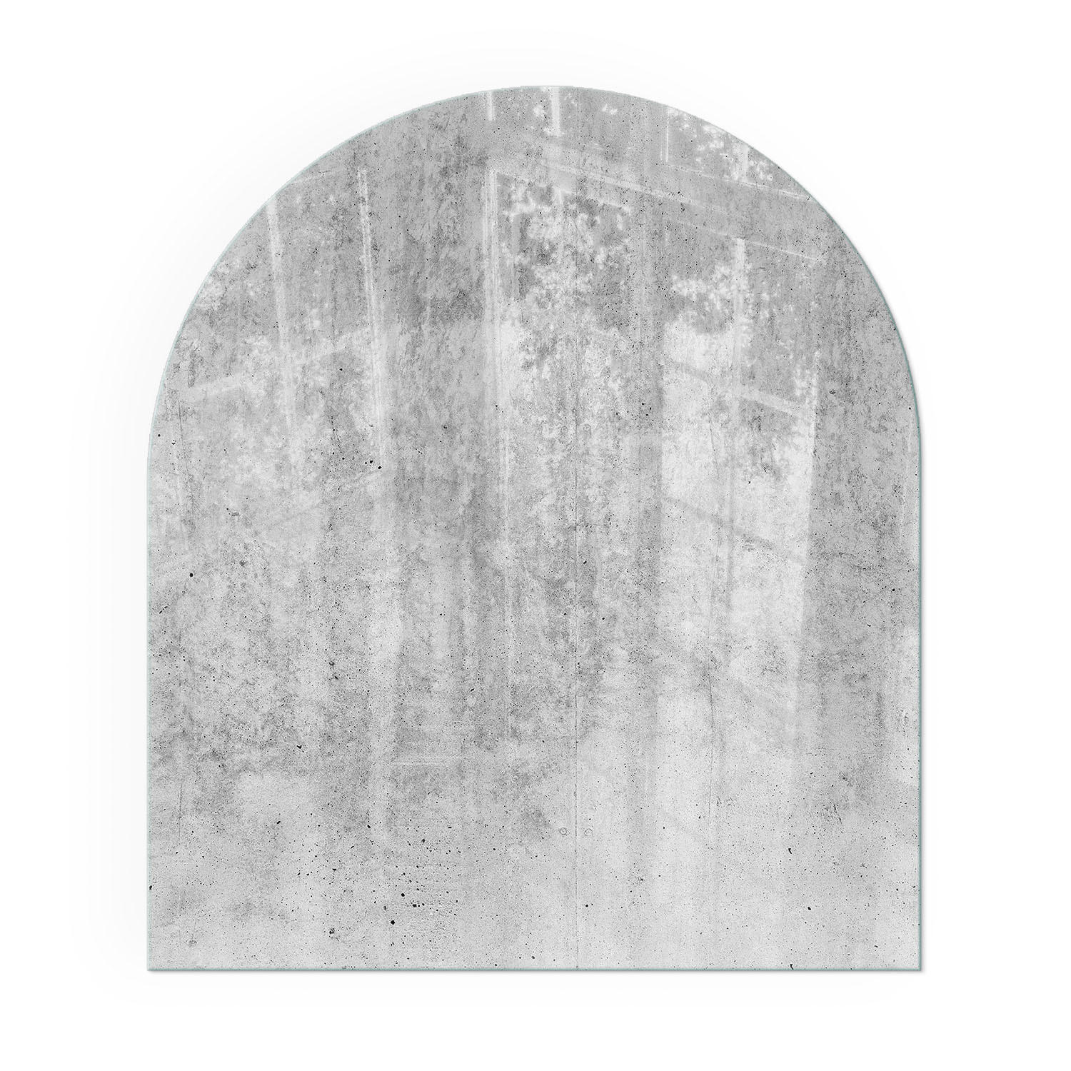 GLASPLATTE für Kamin 80x70 cm - Grau, Glas (80/70/0.4cm) - TULUP