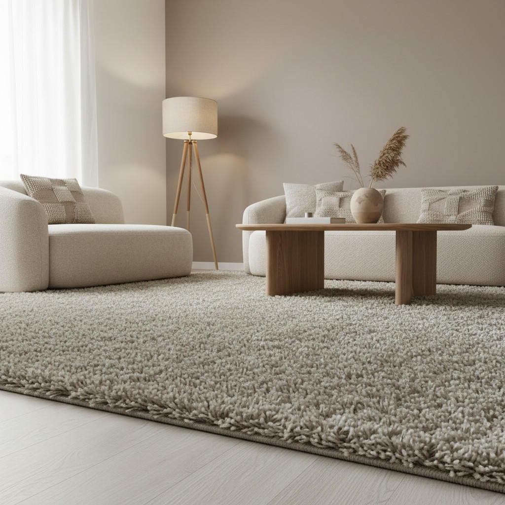 Thumbnail - Kadima Design Teppich, Beige, Textil, Uni, Rechteckig, 300x400 cm, pflegeleicht, Teppiche & Böden, Teppiche, Hochflortep...