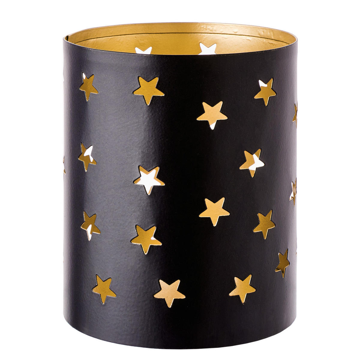 WINDLICHT (4er Set) Luminous - Schwarz, Metall (8/10/8cm) - Butlers