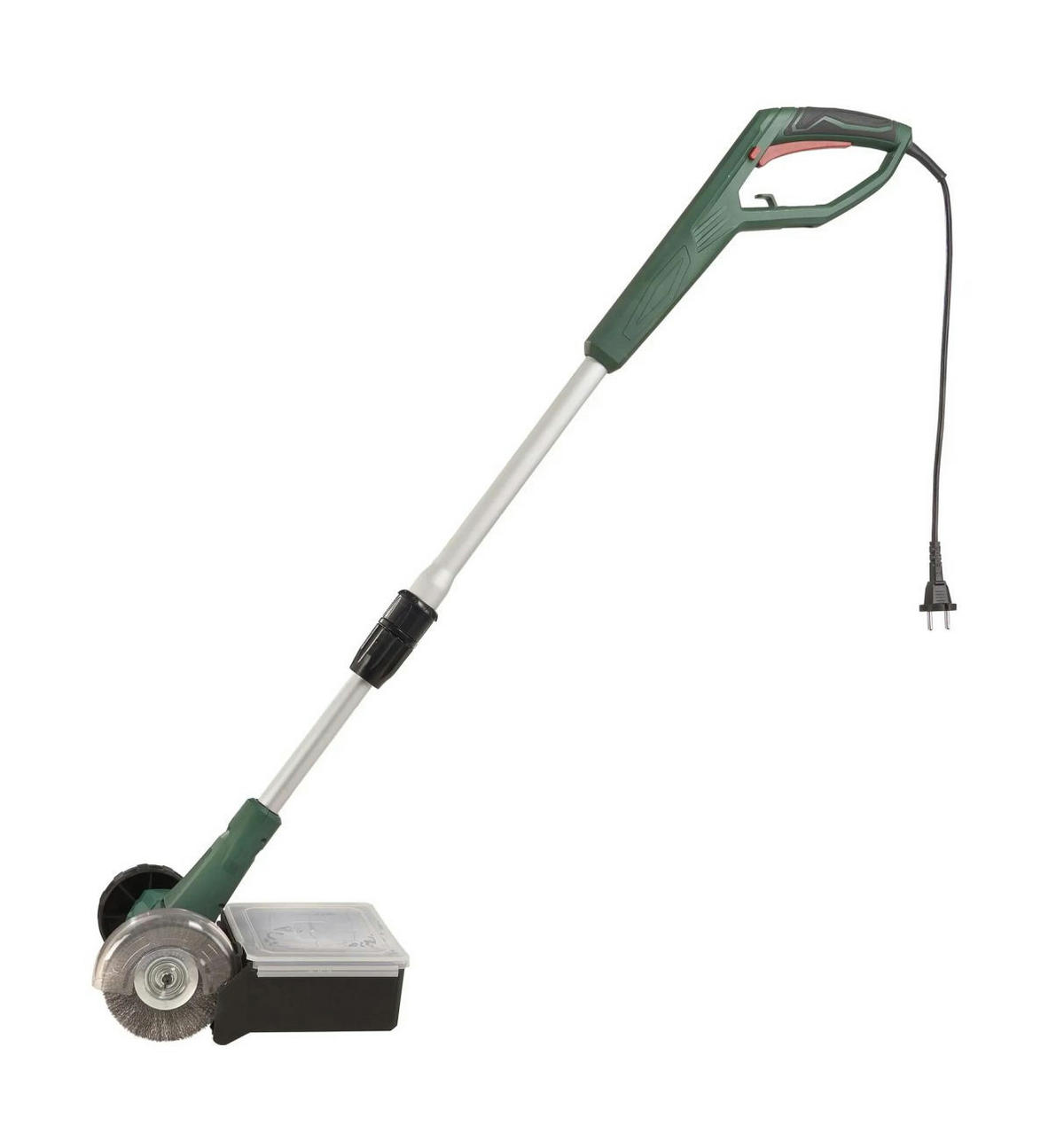 FUGENBÜRSTE elektrisch, 2in1, mit Fangbox - Grün, Kunststoff (2.4/1/9.7cm) - Westfalia