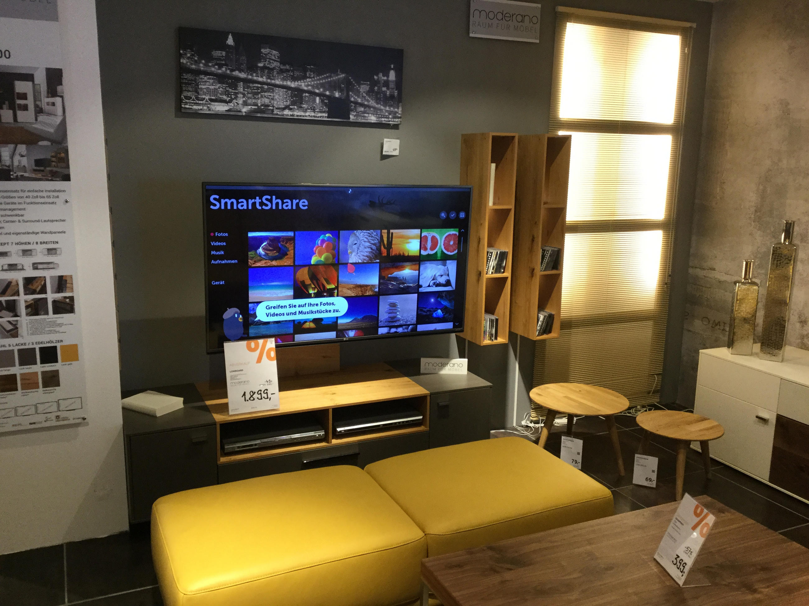 LOWBOARD UND REGALE "MEDIA 700" - Moderano