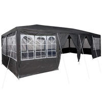 PARTY-ZELT Anthrazit 800/400/266 Cm Polyethylen - Anthrazit, Kunststoff (400/266/800cm) - vidaXL