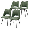 ESSZIMMERSTUHL Grün 4er Set - Grün, Metall (53/89/57cm) - ML-DESIGN
