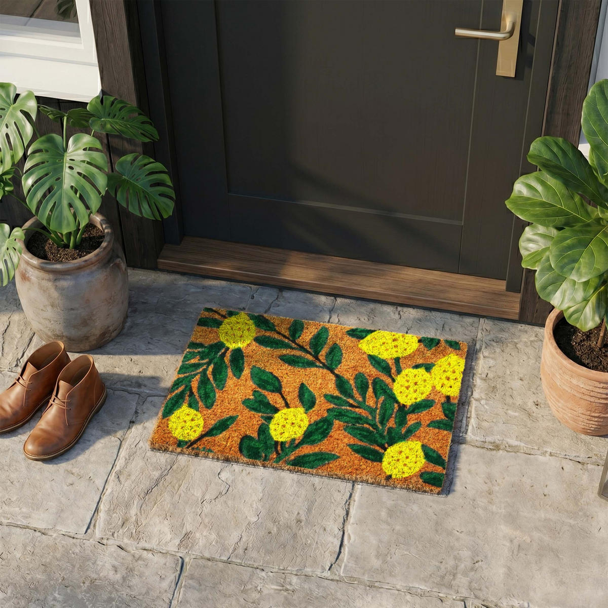 ROHOŽ - viacfarebná, textil/plast (60/40cm) - Relaxdays