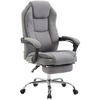 CHEFSESSEL Stoff Grau - Chromfarben/Grau, Textil/Metall (67/114/64cm) - CLP