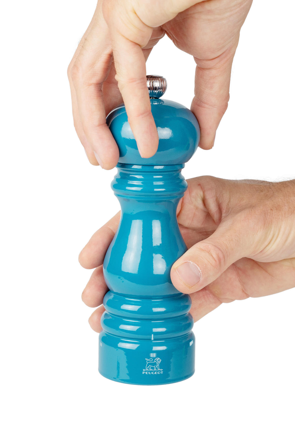 SALZMÜHLE Paris uSelect 18cm Buchenholz Pazifikblau Zirkonia-Mahlwerk - Blau, Holz (5.9/18/5.9cm) - PEUGEOT