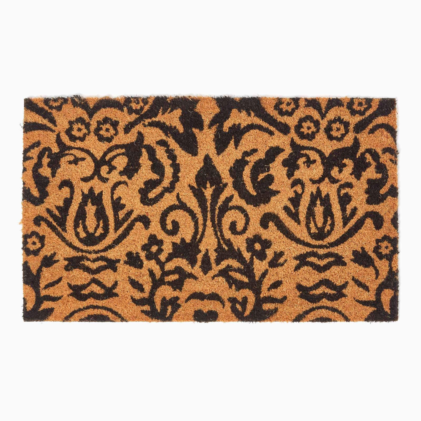 FUSSMATTE Barock, Kokosfaser 45/75 cm - Naturfarben, Naturmaterialien (45/75cm) - Homescapes