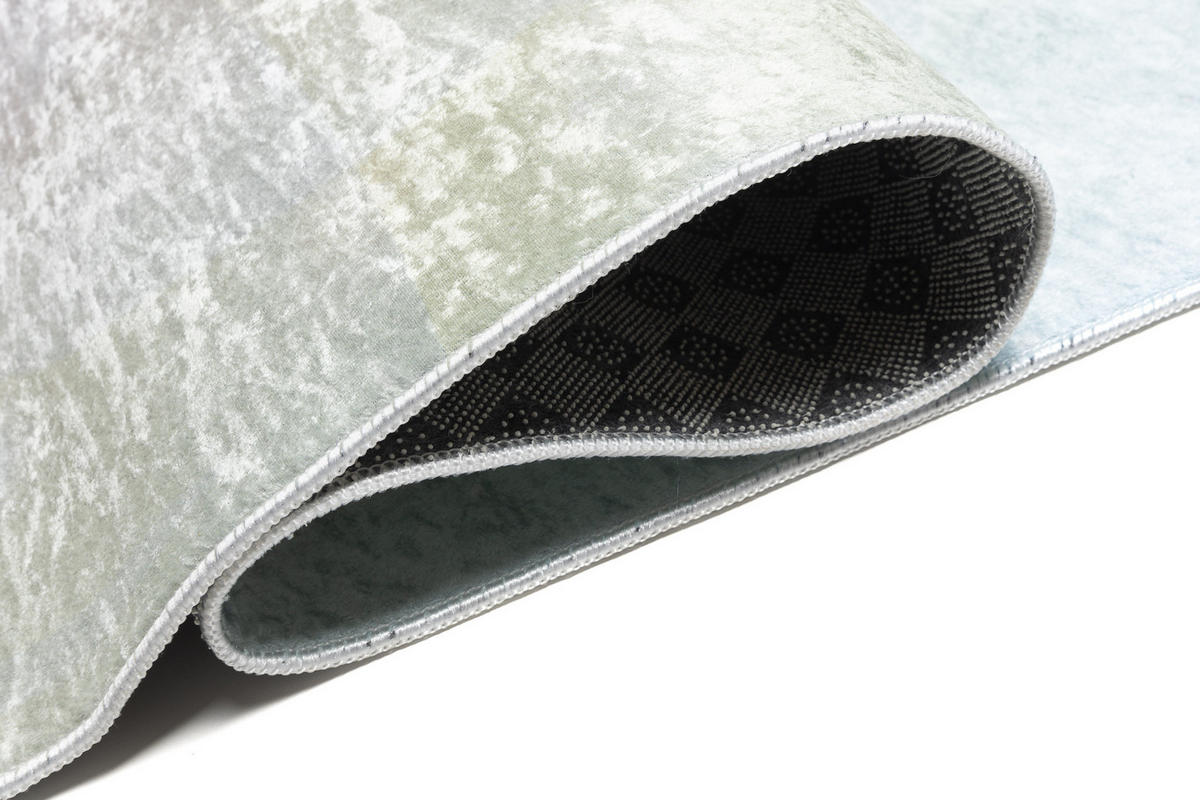 TEPPICH EMMA Regenbogen 120/170 cm - Blau, Kunststoff (120/170cm) - Tapiso