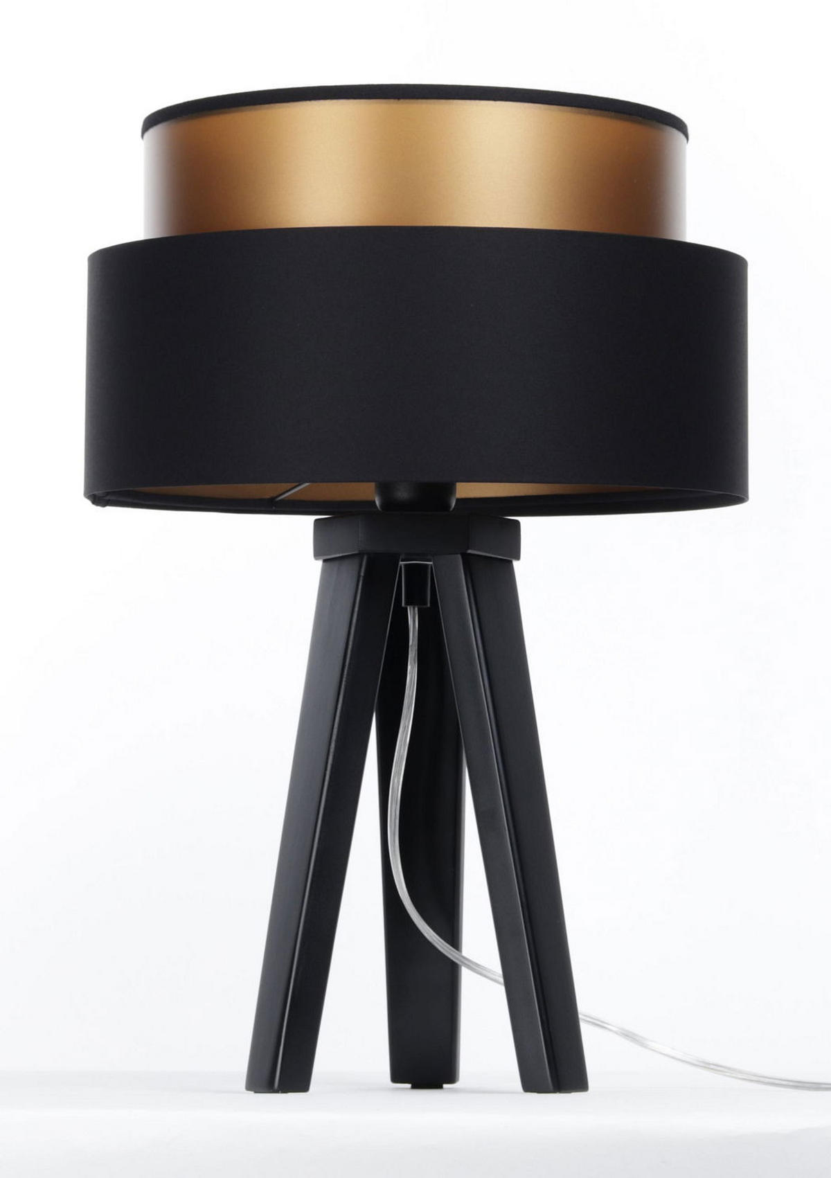 TISCHLAMPE Schwarz 30/45 cm - Braun, Kunststoff (30/0.7/45cm) - ONZENO