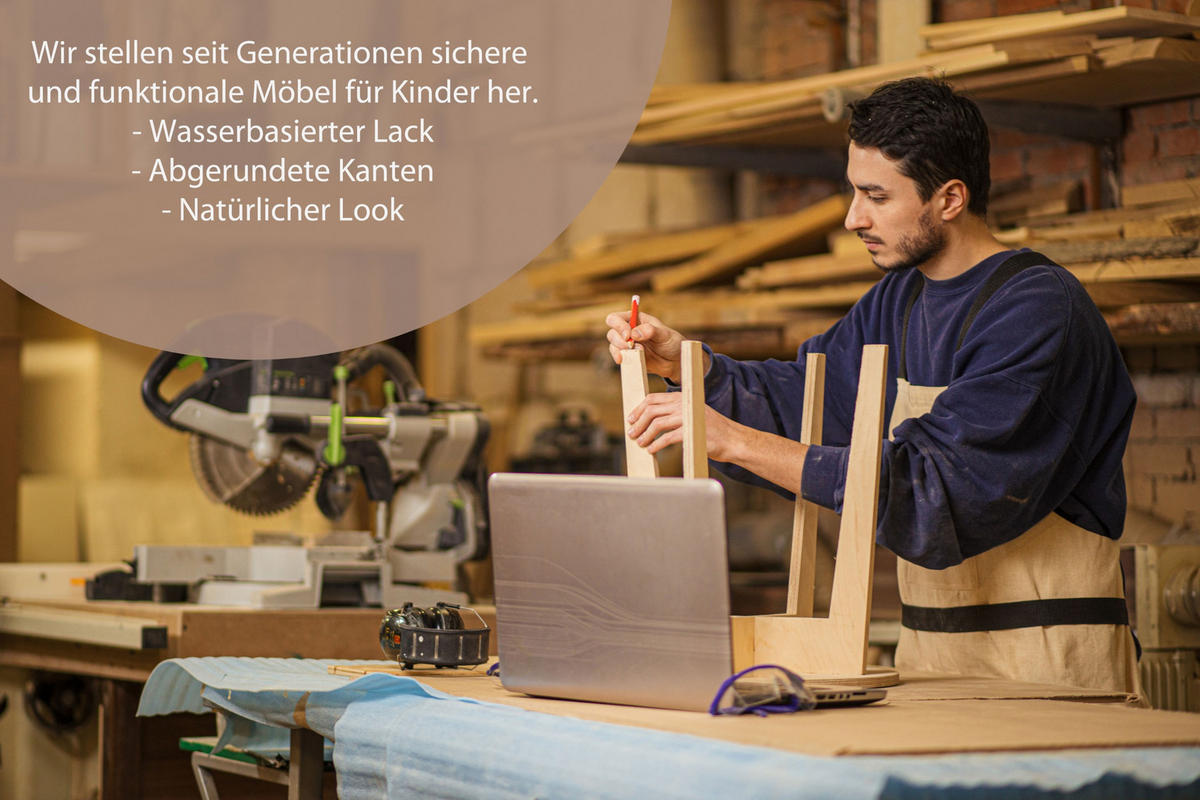KINDERBETT Mix 200x90 weiß - Weiß, Holzwerkstoff (90/200cm) - LUKDOM
