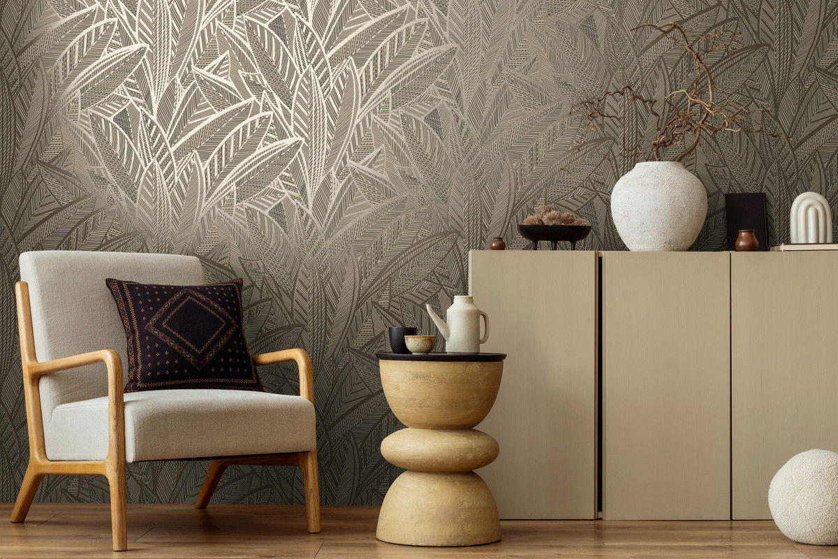 VLIESTAPETE Beige 53/1005 cm - Beige, Textil (53/1cm) - KUNSTLOFT