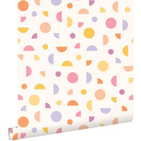 TAPETE grafisches Motiv 50 x 900 cm - Weiß, Papier (50/0.1cm) - ESTAhome
