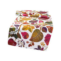 TISCHLÄUFER Zauberwald elfenbein-bunt Baumwolle 150/40 cm - Ecru/Multicolor, Textil (40/150cm) - beties Heimtextil