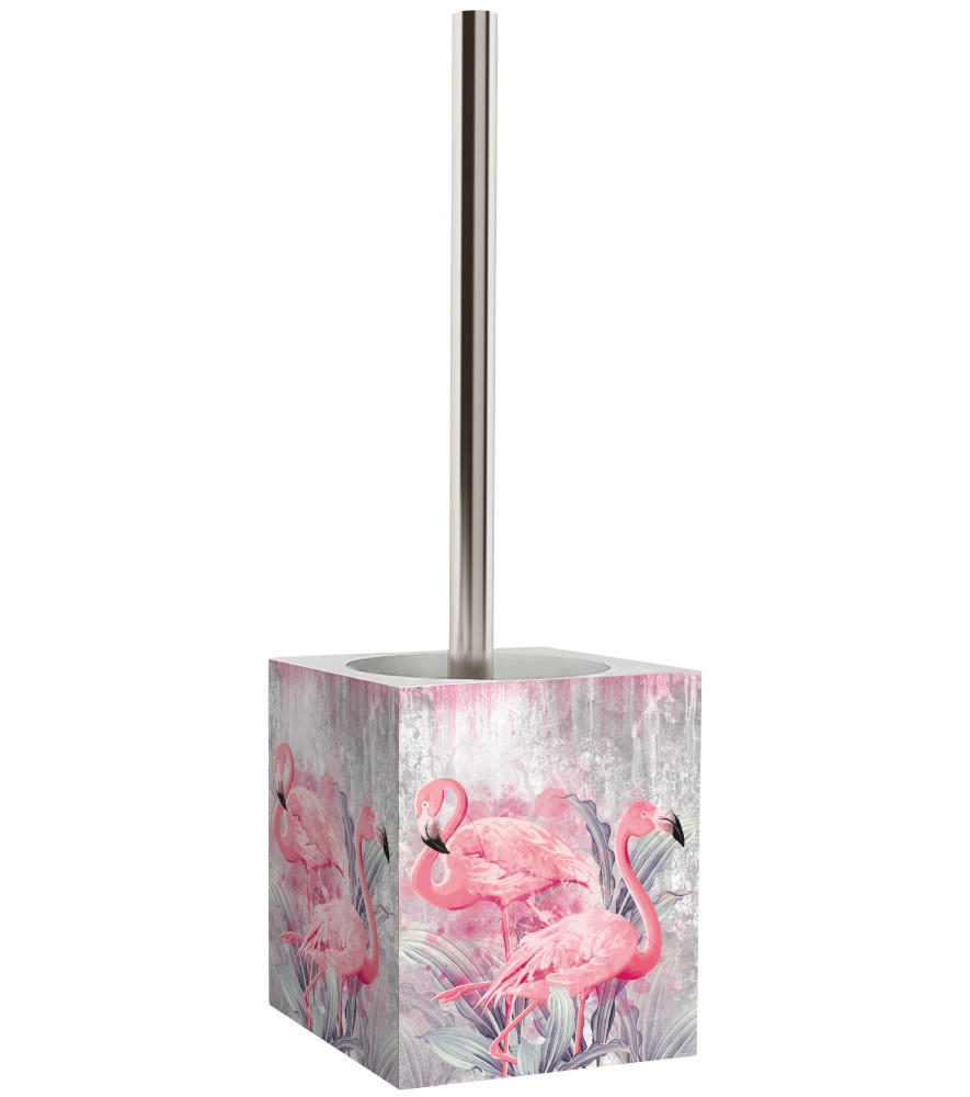 WC-BÜRSTE Flamingo - Pink, Kunststoff (9/37/10cm) - Sanilo