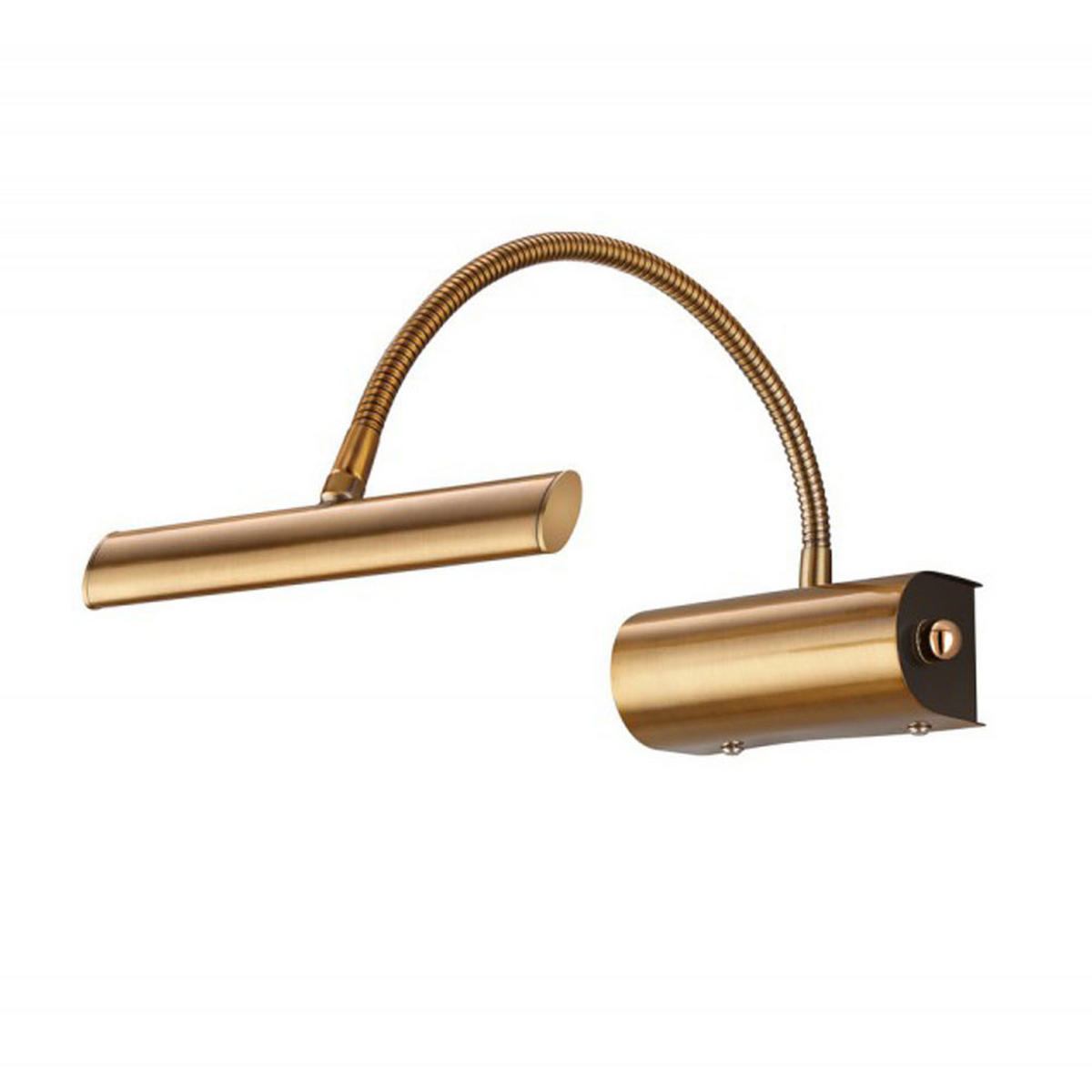 LED WANDLEUCHTE Altmessing Messing - Messingfarben, Metall (18/35/35cm)