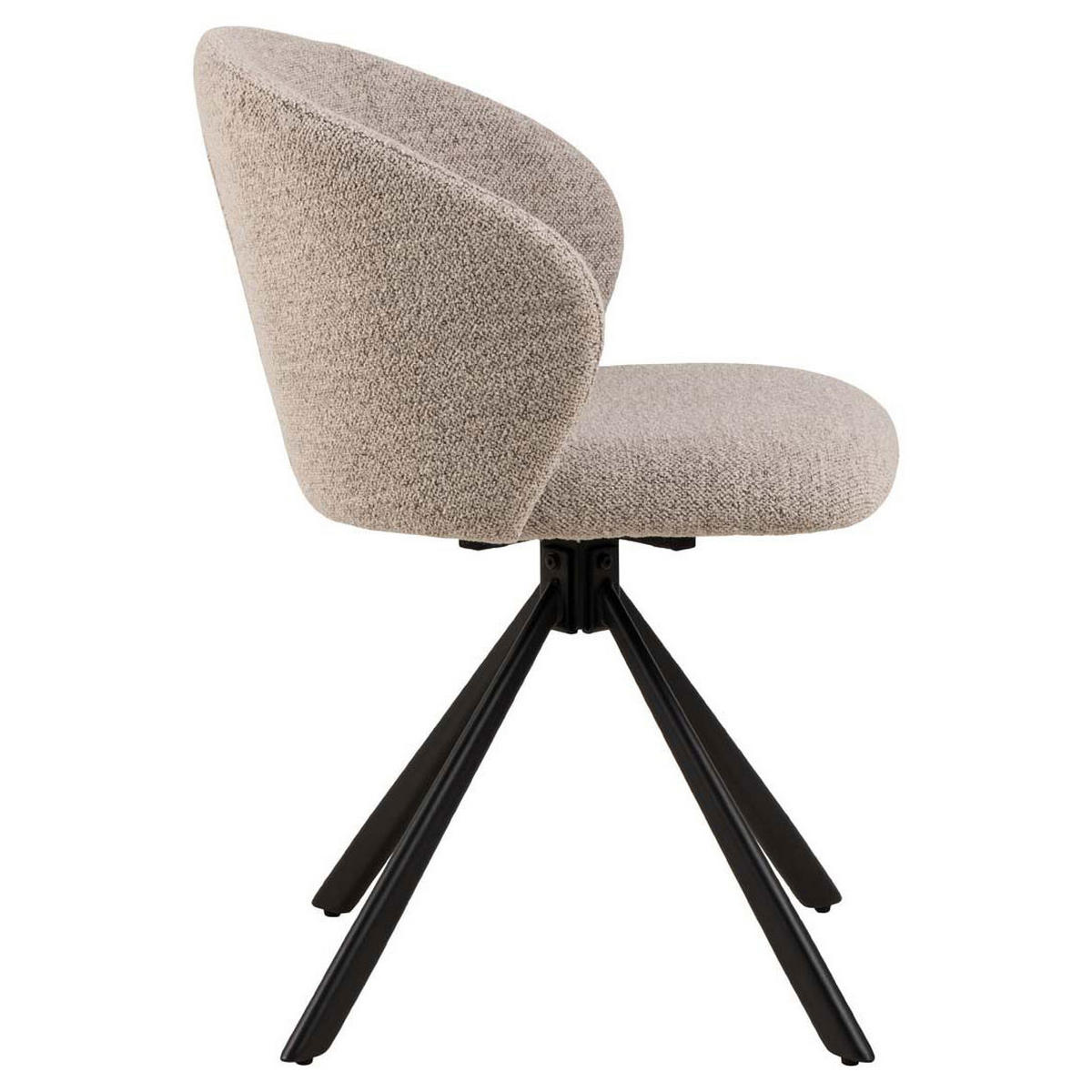 2ER Set ESSZIMMERSTUHL Beige - Beige, Textil (46/80/58cm) - ebuy24