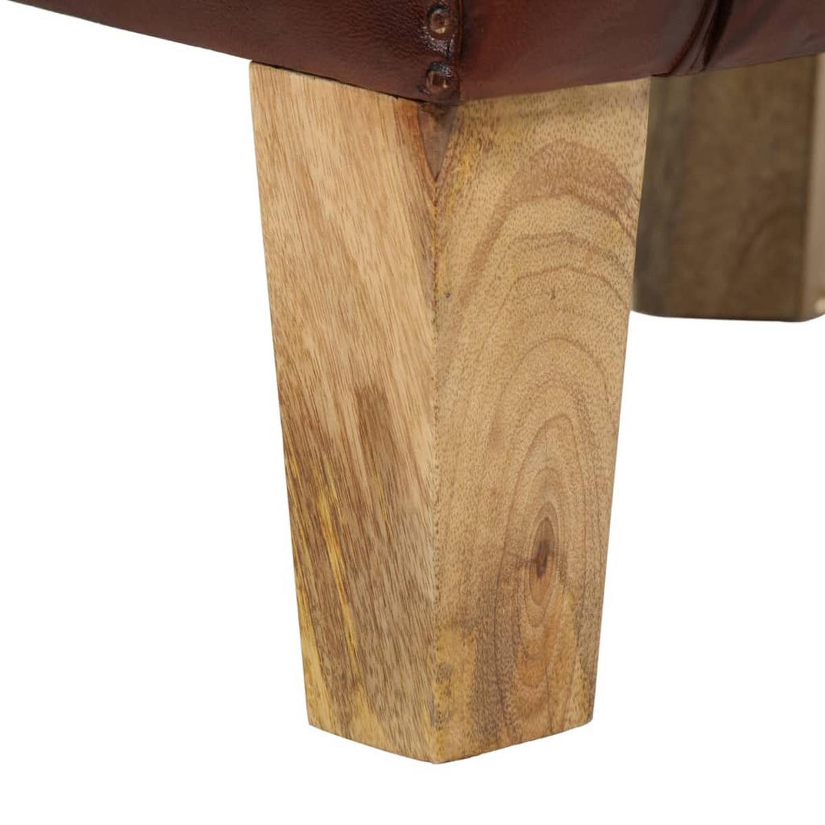 CLUBSESSEL Atmungsaktives Material 58/54/70 cm Braun Ler - Braun, Leder (54/70/58cm) - vidaXL