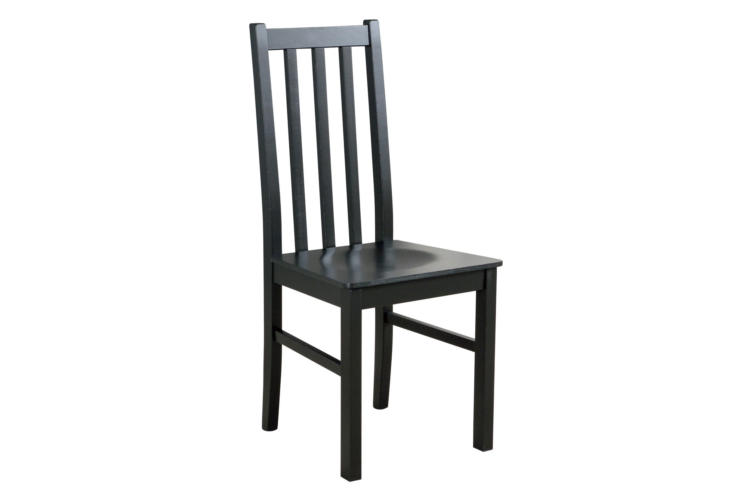 STUHL 2er Set BOS 10 D, schwarz - Schwarz, Holz (43/94/40cm) - Leaf Design