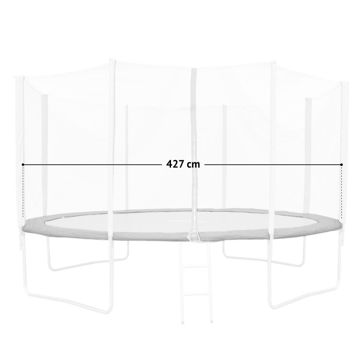 RANDABDECKUNG Trampolin 427 cm Pink - Pink, Kunststoff (427/427cm) - JAWINIO