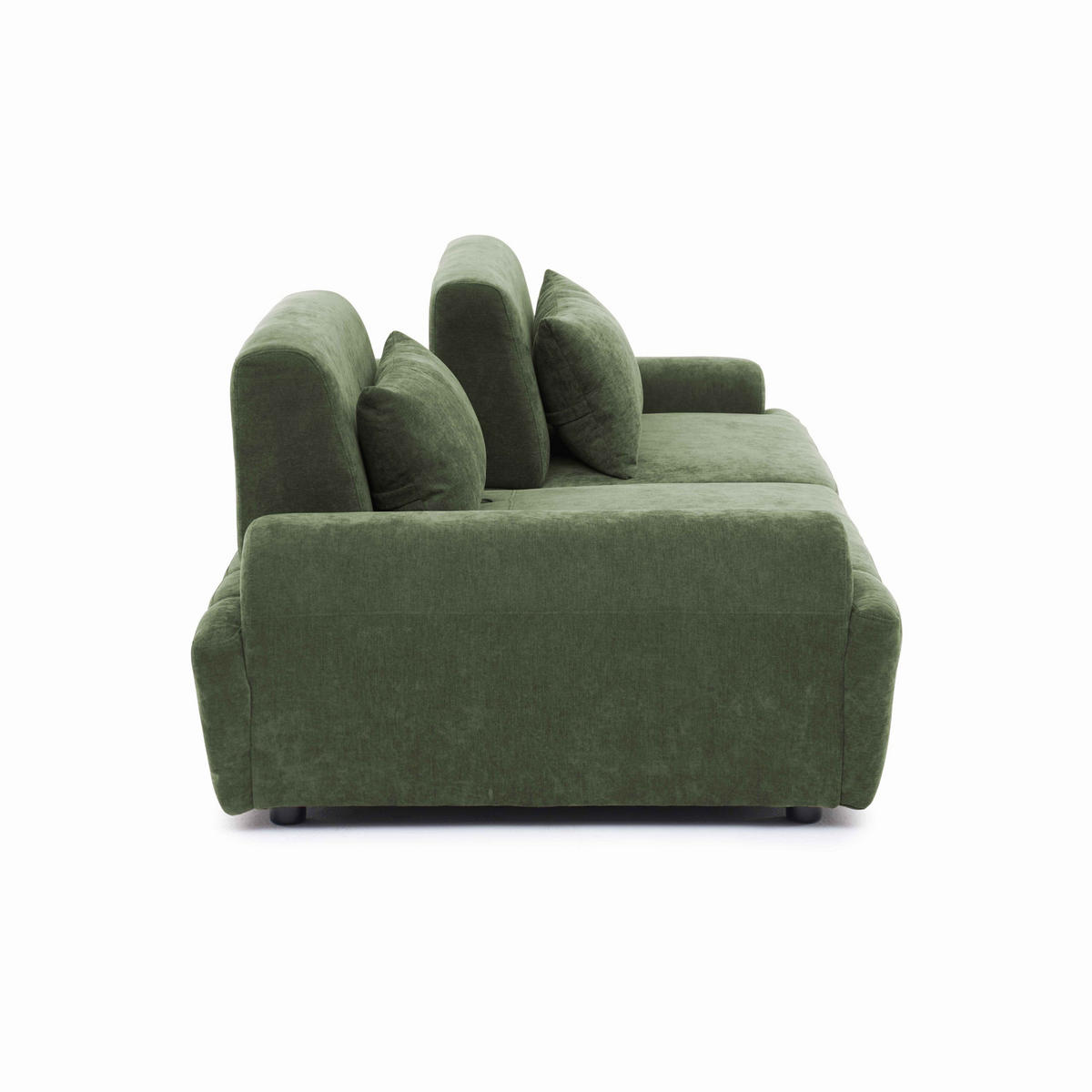 SOFA 2-Sitzer, Grün - Grün, Textil (218/82/109cm) - Oviala