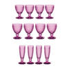 WASSER-, WEIN- UND SEKTGLÄSER Boston Coloured Berry 12er Set - Pink, Glas - Villeroy & Boch