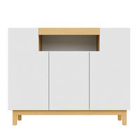 SIDEBOARD Weiß 120.5/42/96 cm - Weiß, Holzwerkstoff (120.5/96/42cm) - PANGIVO