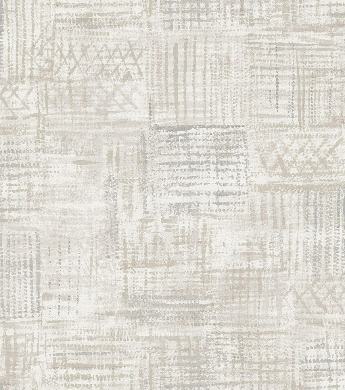 TAPETE grafisches Motiv 53 cm x 10,05 m - Grau, Papier (53/1000cm) - Sanders & Sanders